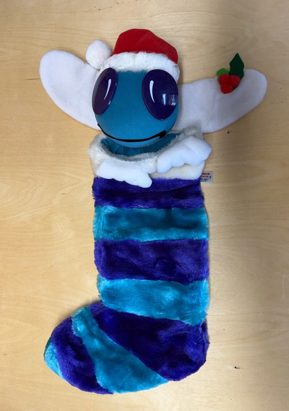 Vintage Hugo Charlotte Hornets Mascot Plush Christmas Stocking NBA